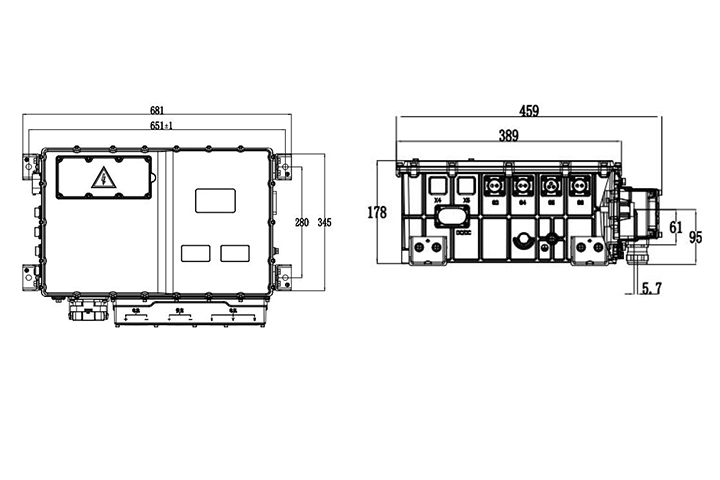 Pure electric truck solution for 4.5-6 tons