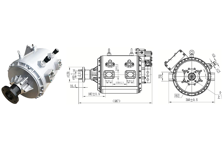 Pure electric truck solution for 4.5-6 tons