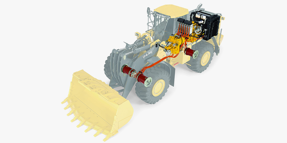 Construction loader Ev car