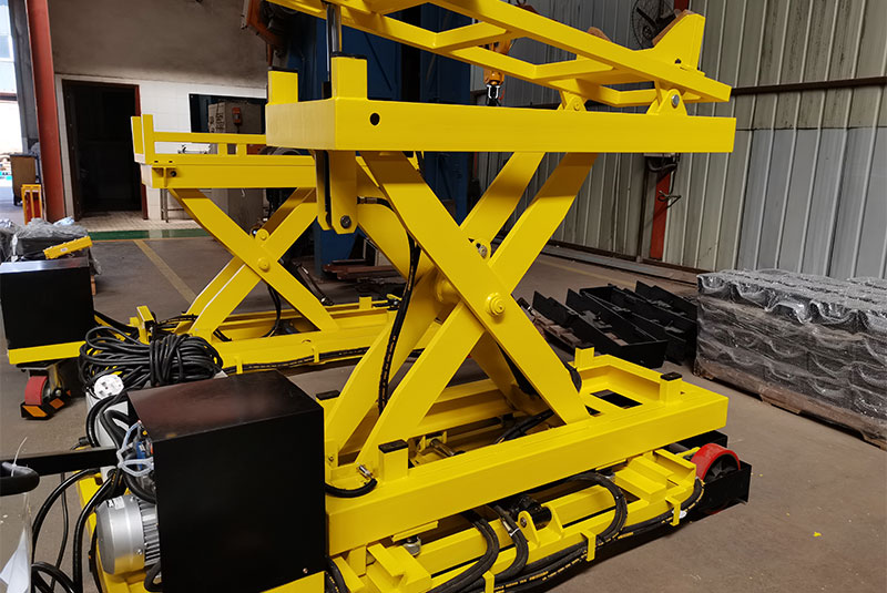 Functions of Front and Rear axle Lifting Cart